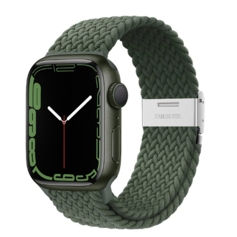 COPY - NEW[BAND] Adjustable GREEN Unity Braided Solo Loop For Apple Watch